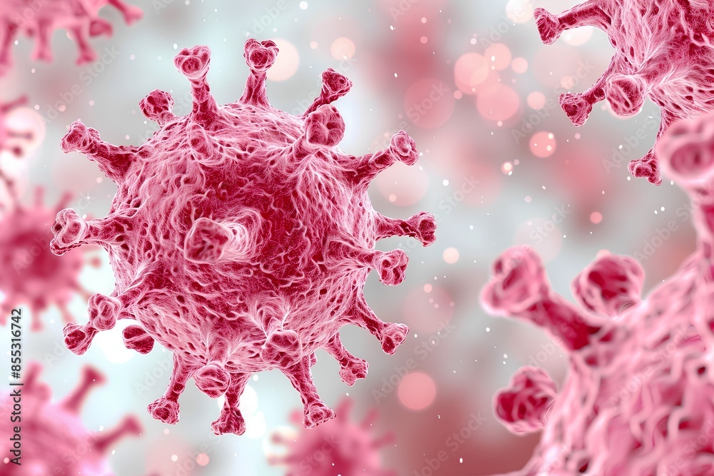 3D rendering of pink carrion isolated on a white background, depicting the concept of crime and virus created with computer graphics. 3D rendering of pink carrion isolated on a white background, depicting the concept of crime and virus created with computer graphics.