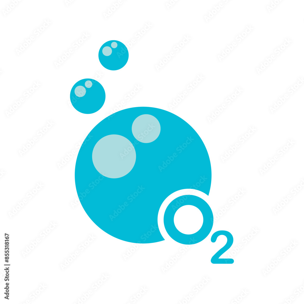 oxygen icon vector illustration design template oxygen icon vector illustration design template