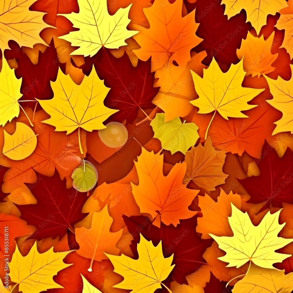 a cheerful autumn scene a cheerful autumn scene