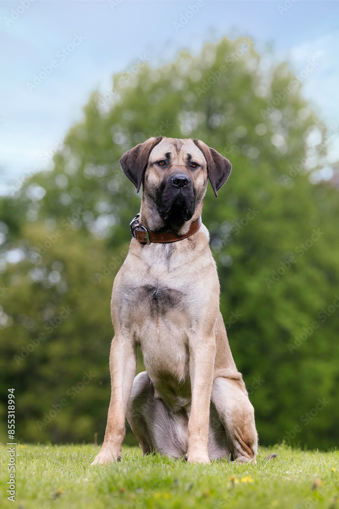 Portrait of a big dog Portrait of a big dog