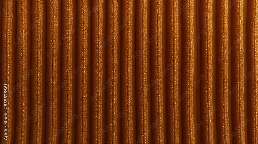 Obraz premium Close-up of brown corrugated cardboard texture. Useful as a background.