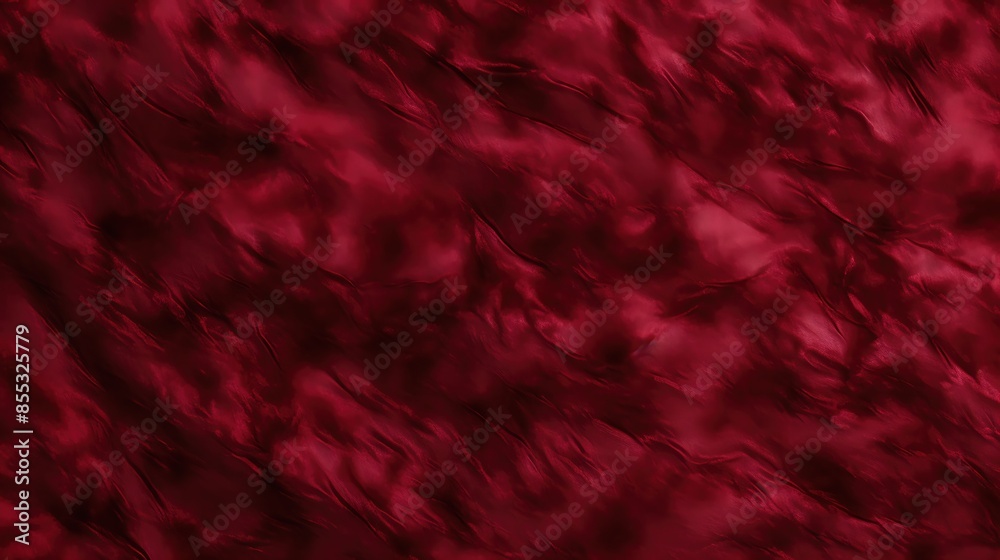 Red crumpled silk fabric with shiny highlights. Seamless texture. Red crumpled silk fabric with shiny highlights. Seamless texture.