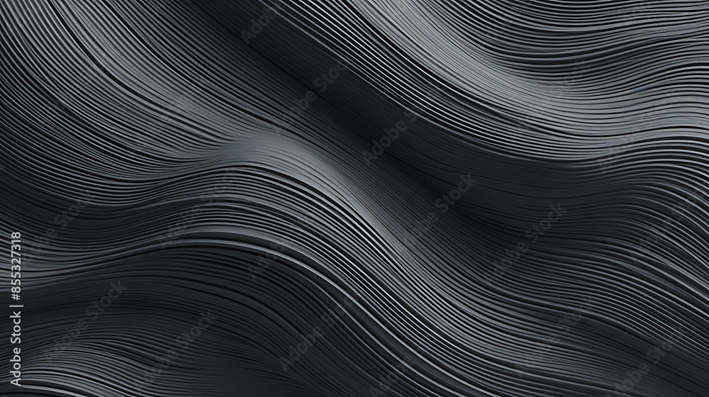 Abstract black and gray wavy lines background. Can be used for website, app, or print design. Abstract black and gray wavy lines background. Can be used for website, app, or print design.