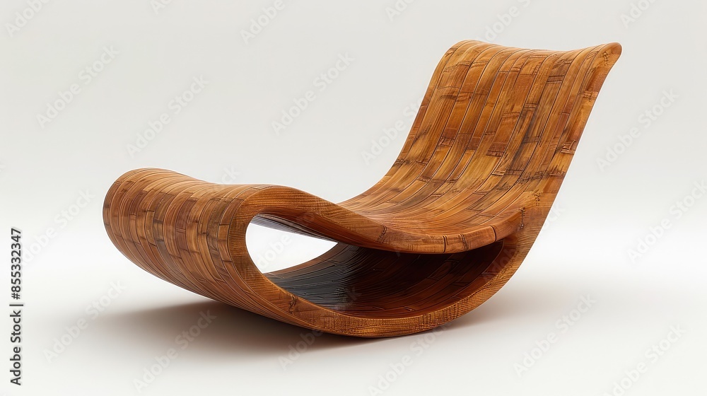 Eco-Friendly Bamboo Chair Design with Clean and Smooth Lines Eco-Friendly Bamboo Chair Design with Clean and Smooth Lines