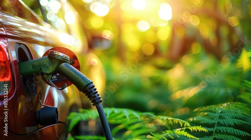 Green Electrofuels Revolution: Sustainable E-Fuels for a Cleaner Future - ESG Concept photo