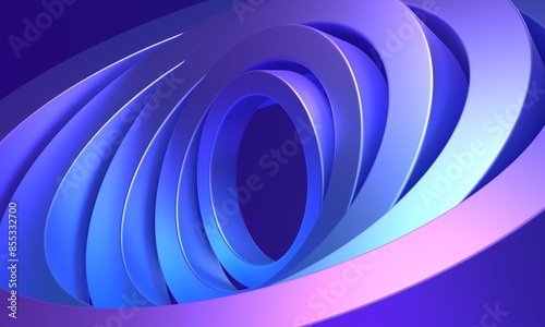 Fototapeta Naklejka Na Ścianę i Meble -  Abstract futuristic shapes, 3d render