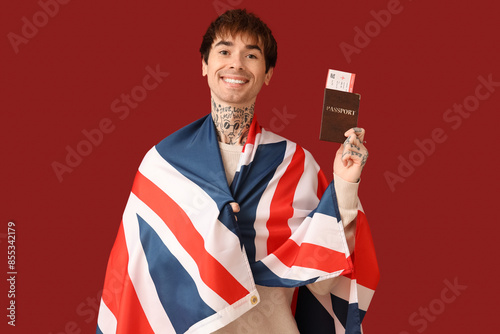 Handsome young man with UK ...