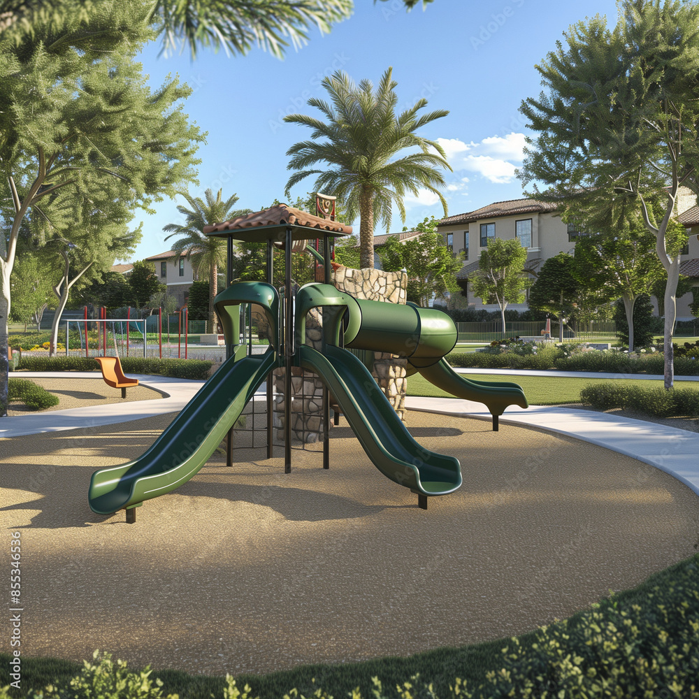 Luxury Resort Playground with Upscale Play Equipment - Elegant and Fun Luxury Resort Playground with Upscale Play Equipment - Elegant and Fun