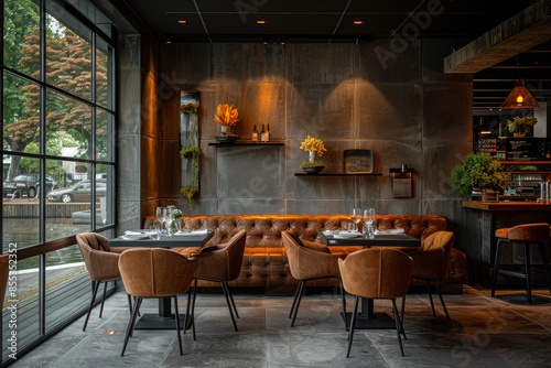 Stylish Restaurant Interior © VertigoAI