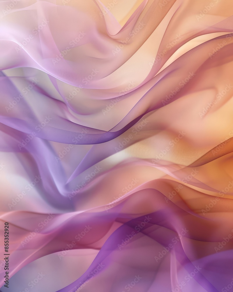 Fototapeta premium Abstract Art: Modern Fluid Design with Vibrant Colors and Smooth Textures for Home Decor or Advertising