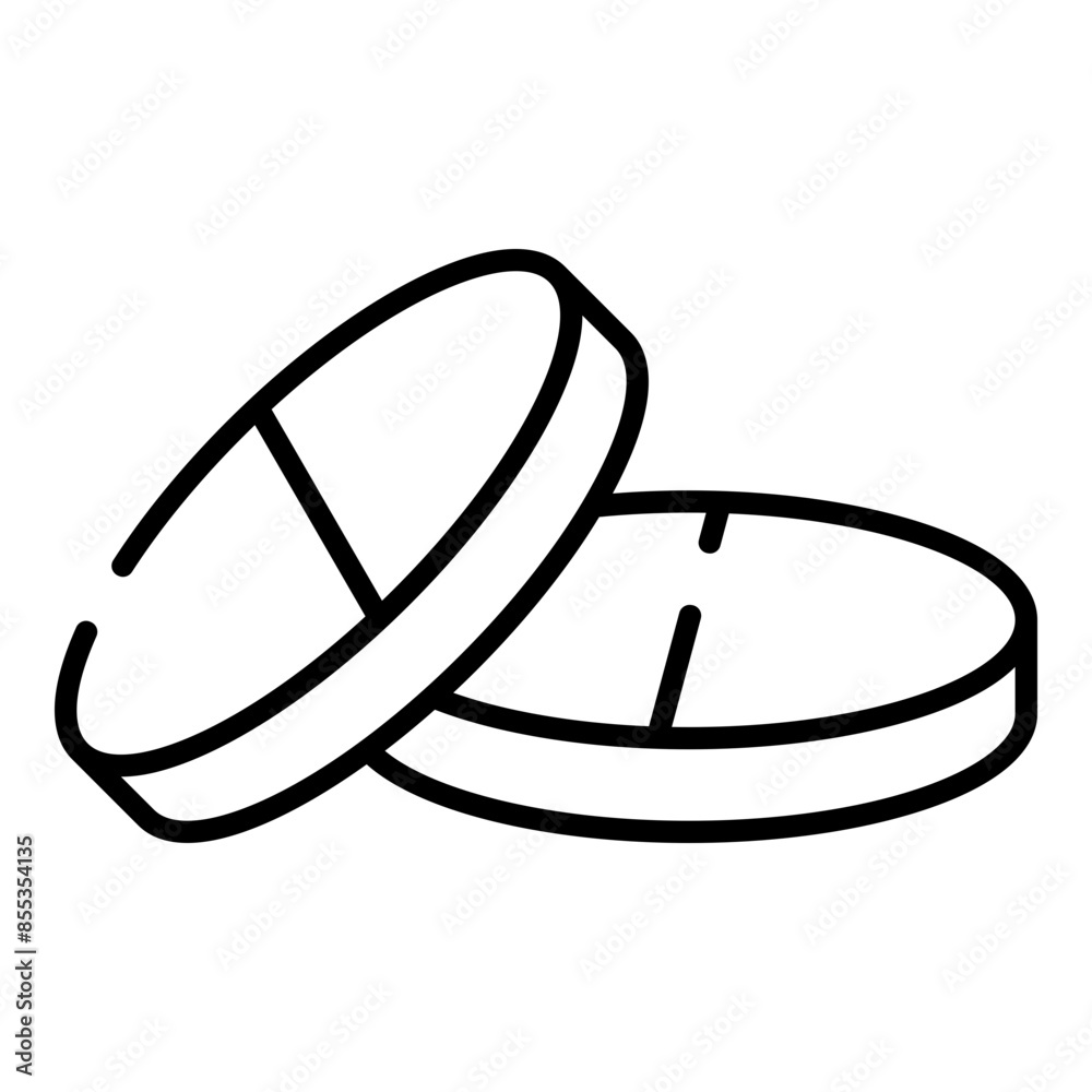 Tablets, pills, medicine black line icon Tablets, pills, medicine black line icon