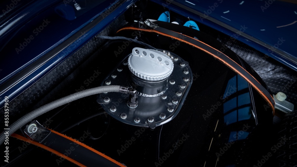 Obraz premium Fuel tank inside of a car