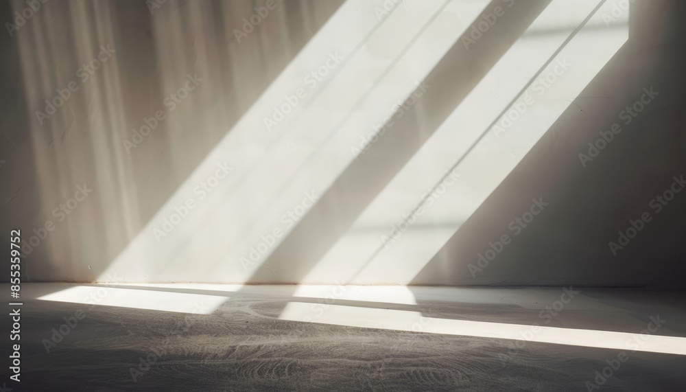Sunbeams Through Windows of Shutter Building Sunbeams Through Windows of Shutter Building