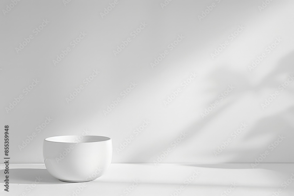 Modern Ceramic Vase Against Minimalist Backdrop Modern Ceramic Vase Against Minimalist Backdrop