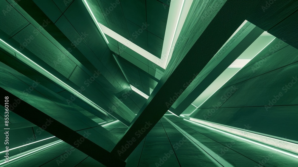 Futuristic Abstract Art with Geometric Shapes and a Dark, Transparent Center Futuristic Abstract Art with Geometric Shapes and a Dark, Transparent Center