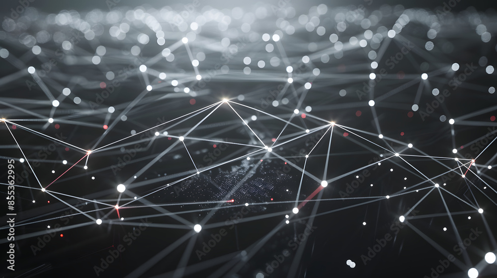 Obraz premium technology wave