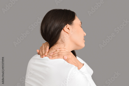 Young woman suffering from ...