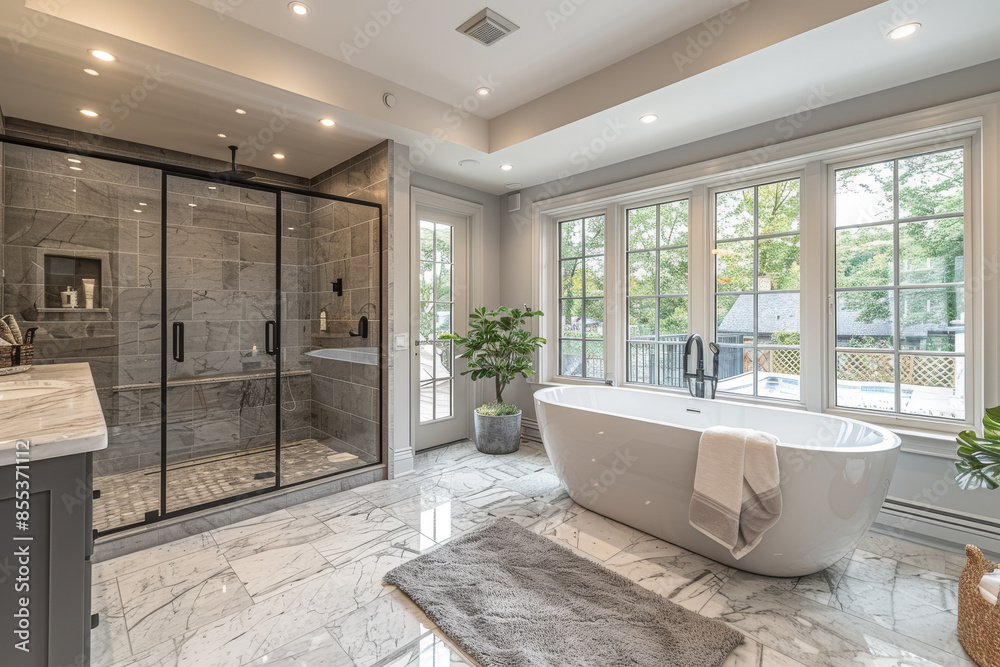 Elegant Corner Bathroom Elegant Corner Bathroom