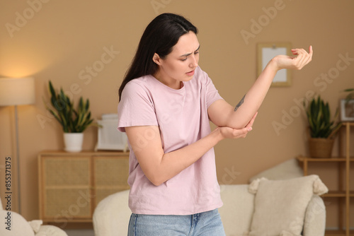 Young woman suffering from ...