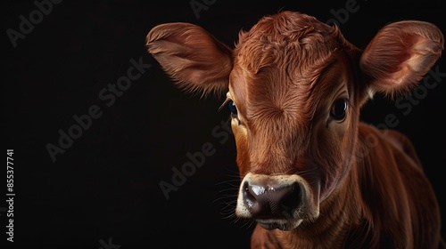 A calf is the singular name calves being plural of a baby or young domestic cattle A calf can either be a cow calf or heifer female or a bull calf male : Generative AI photo