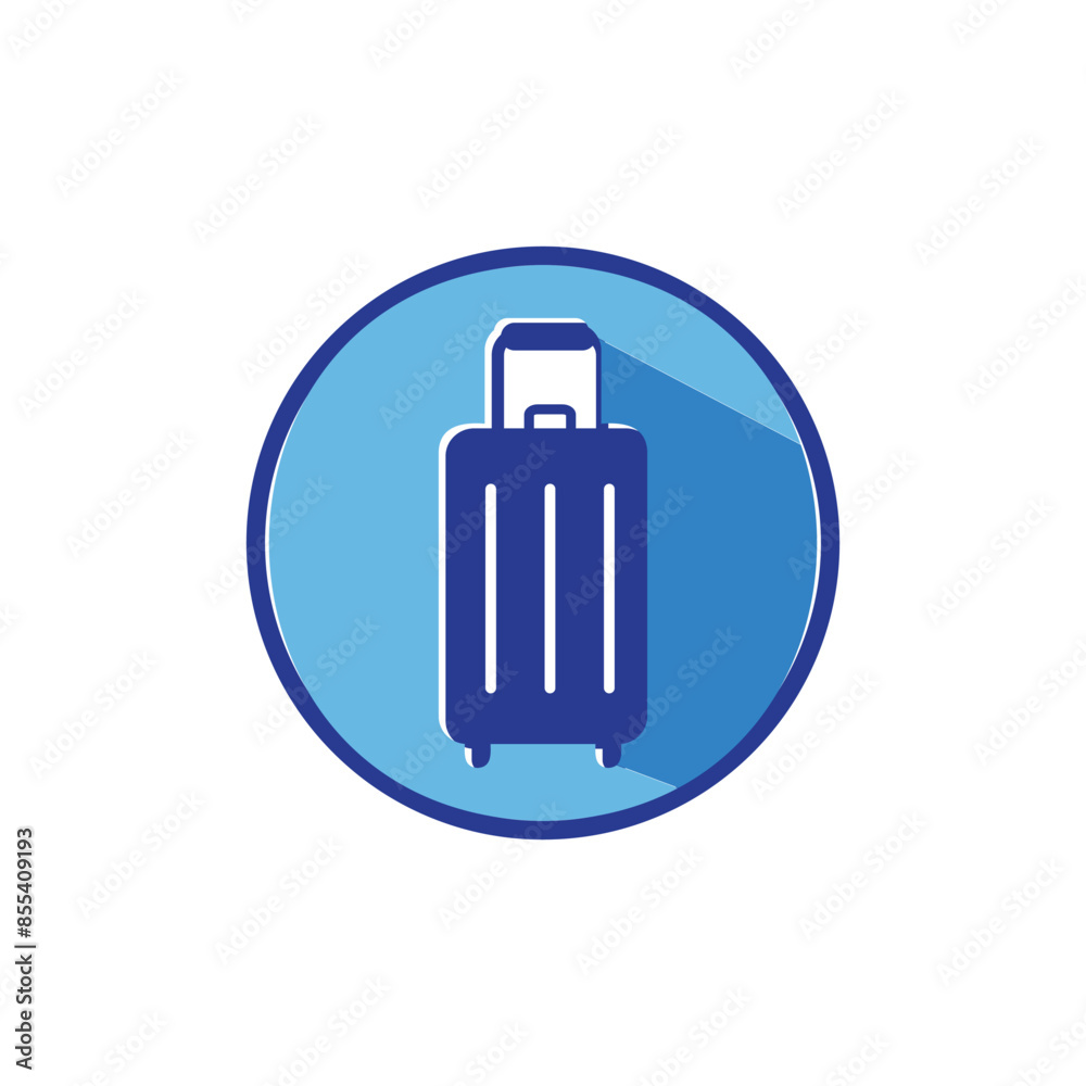 Travel bag icon vector logo design template Travel bag icon vector logo design template