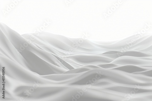 Elegant white wave business background in a soft and delicate abstract style for professional use