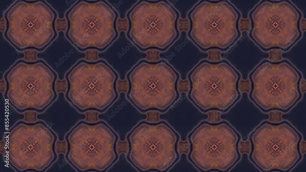 Kaleidoscope seamless looped patterns motion graphics background. Kaleidoscope seamless looped patterns motion graphics background.
