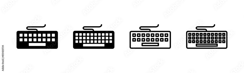 Keyboard icon set. keyboard vector symbol Keyboard icon set. keyboard vector symbol