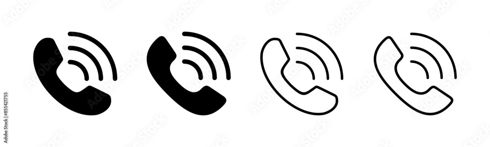 Call icon set. telephone icon vector. phone icon vector. contact us Call icon set. telephone icon vector. phone icon vector. contact us
