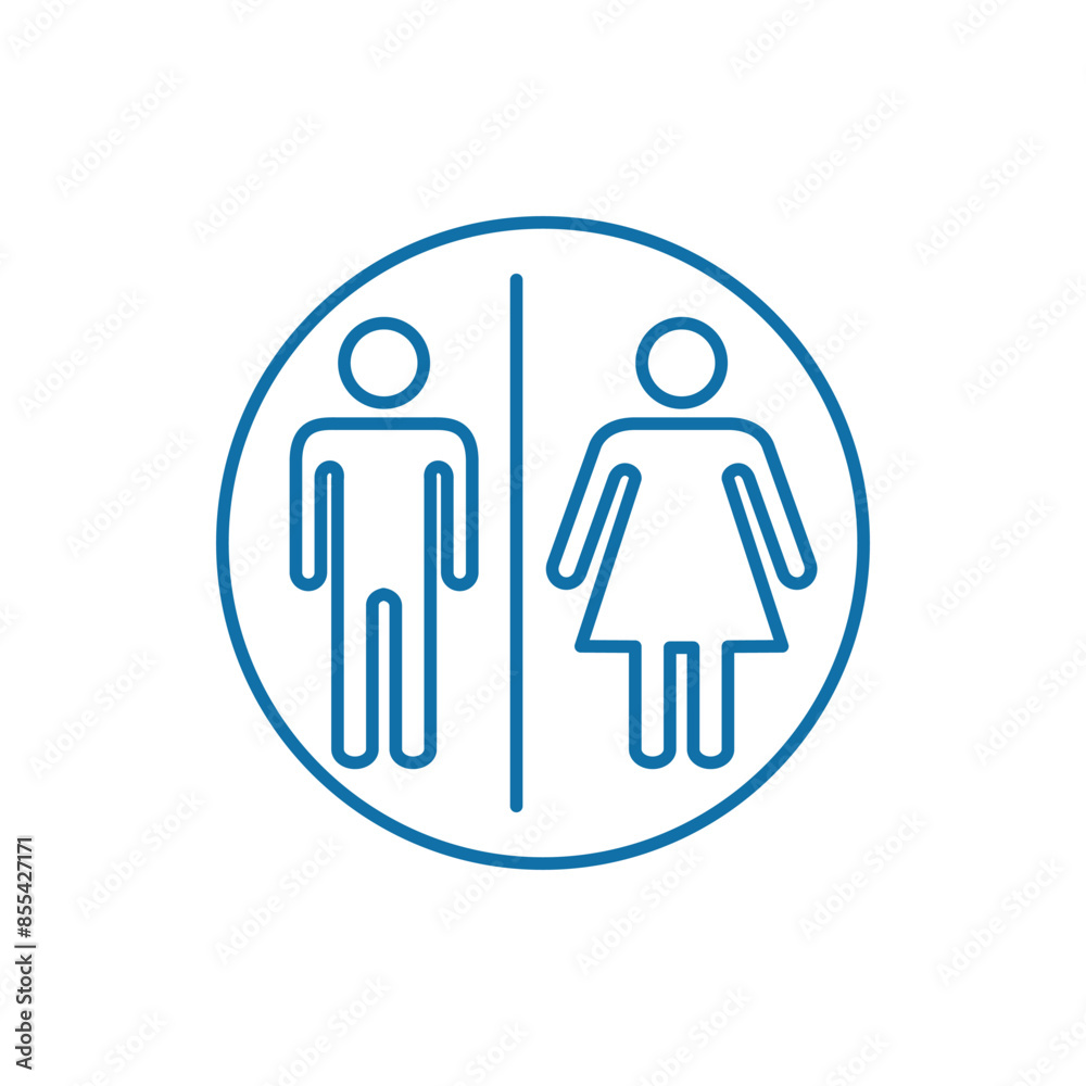 Toilet vector icon logo design template Toilet vector icon logo design template