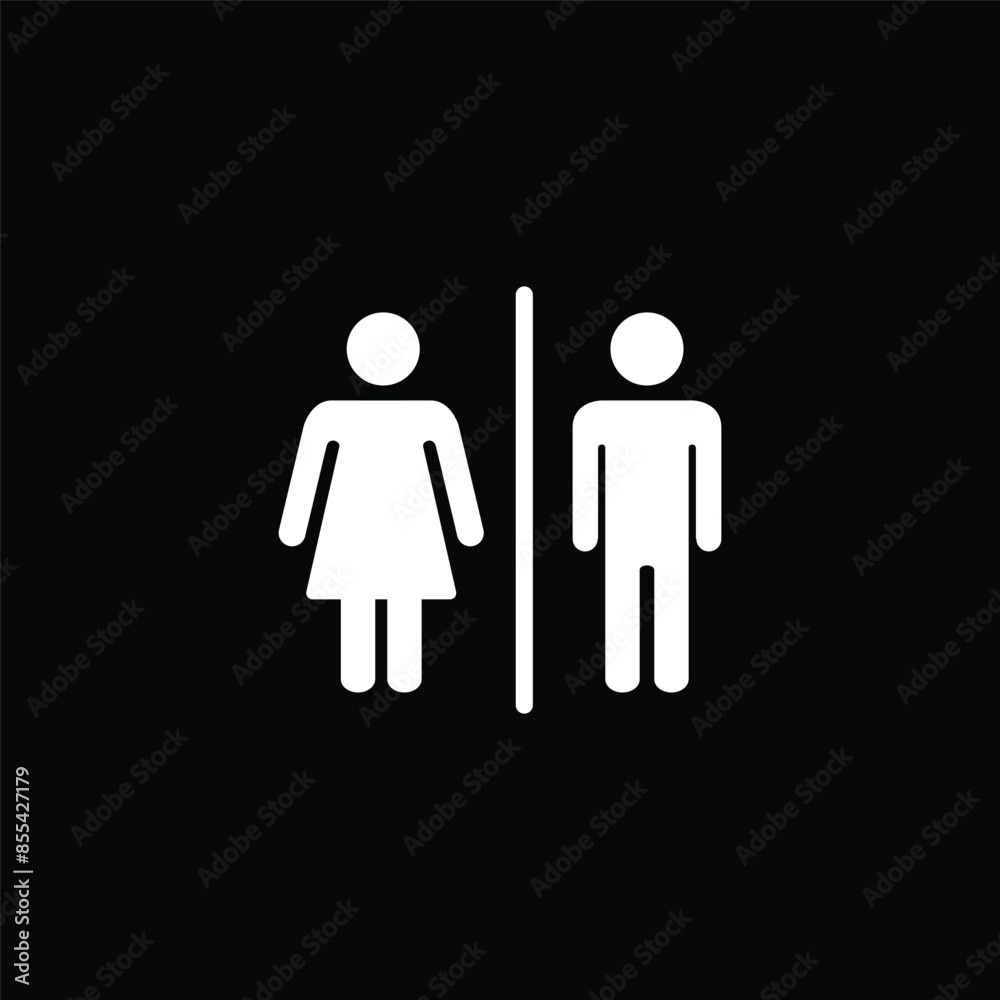 Toilet vector icon logo design template Toilet vector icon logo design template