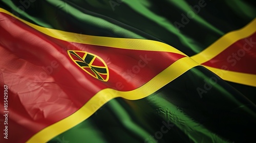 3D Illustration of the National Flag of Vanuatu: High Detail photo