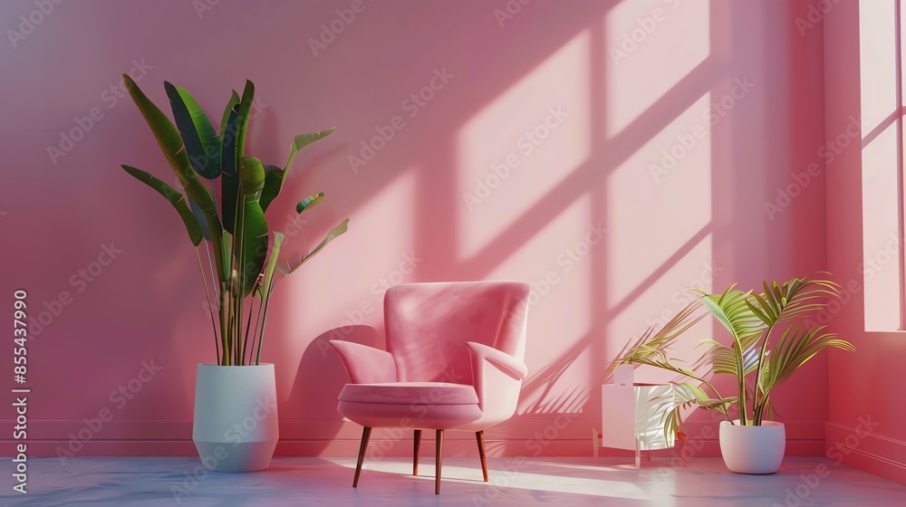 Boring evening at home, flat design, front view, repetitive routine, 3D render, vivid Boring evening at home, flat design, front view, repetitive routine, 3D render, vivid