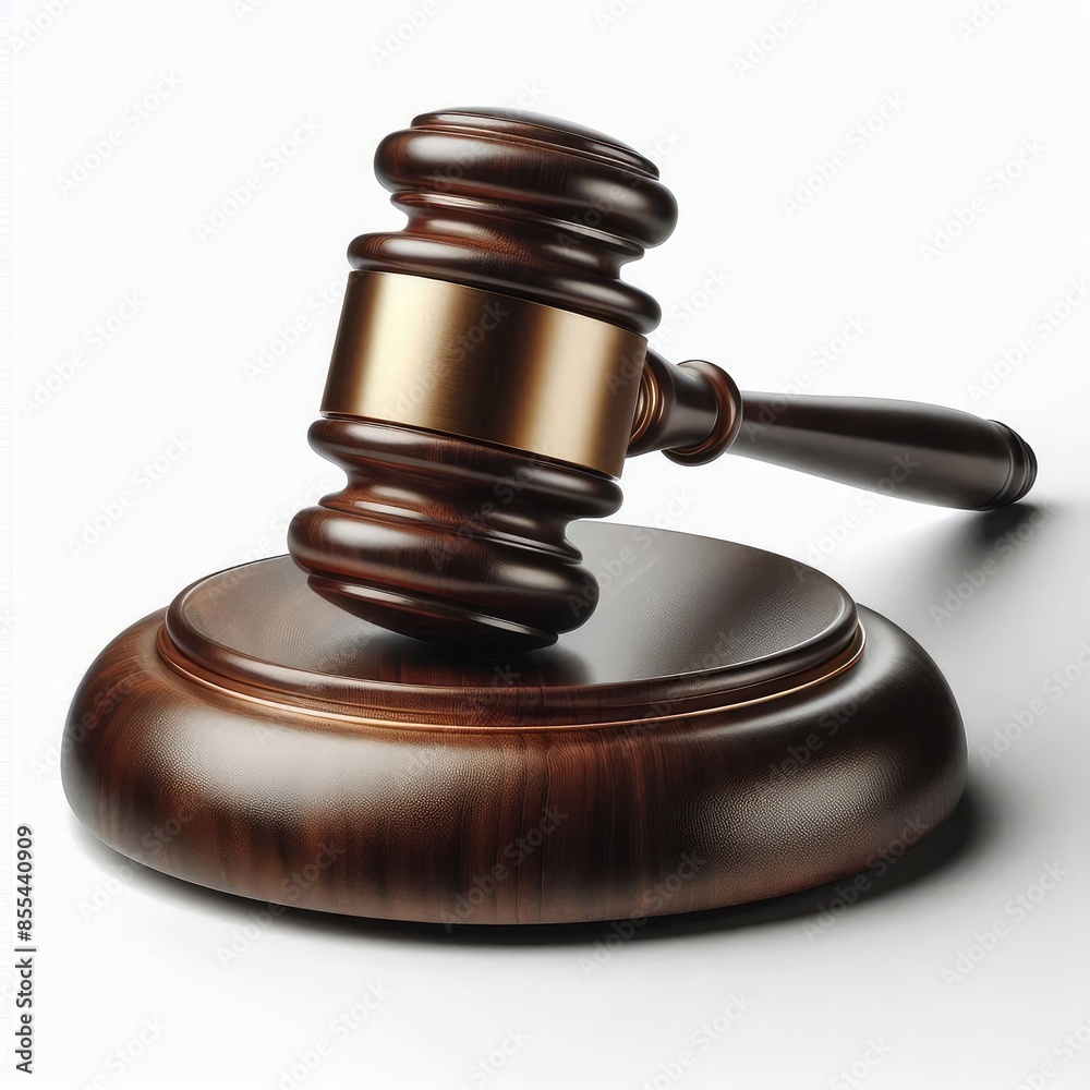 Gavel isolated on a white background Gavel isolated on a white background