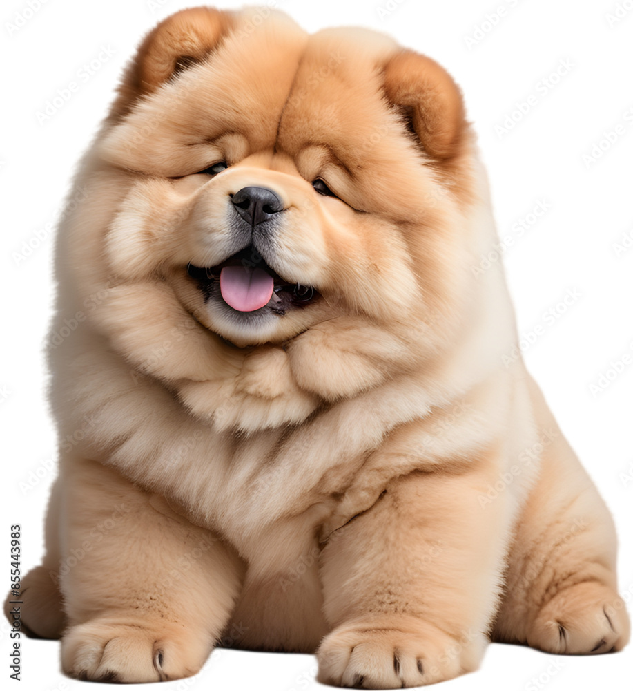 Adorable fluffy Chow Chow puppy clipart. Adorable fluffy Chow Chow puppy clipart.