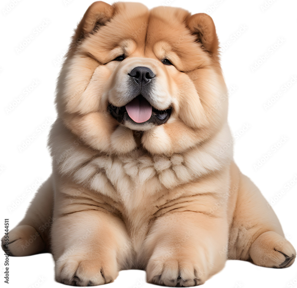 Adorable fluffy Chow Chow puppy clipart. Adorable fluffy Chow Chow puppy clipart.
