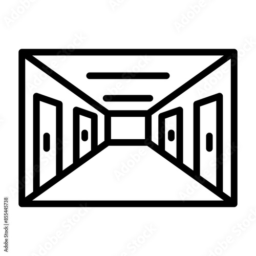 School Hallway Icon