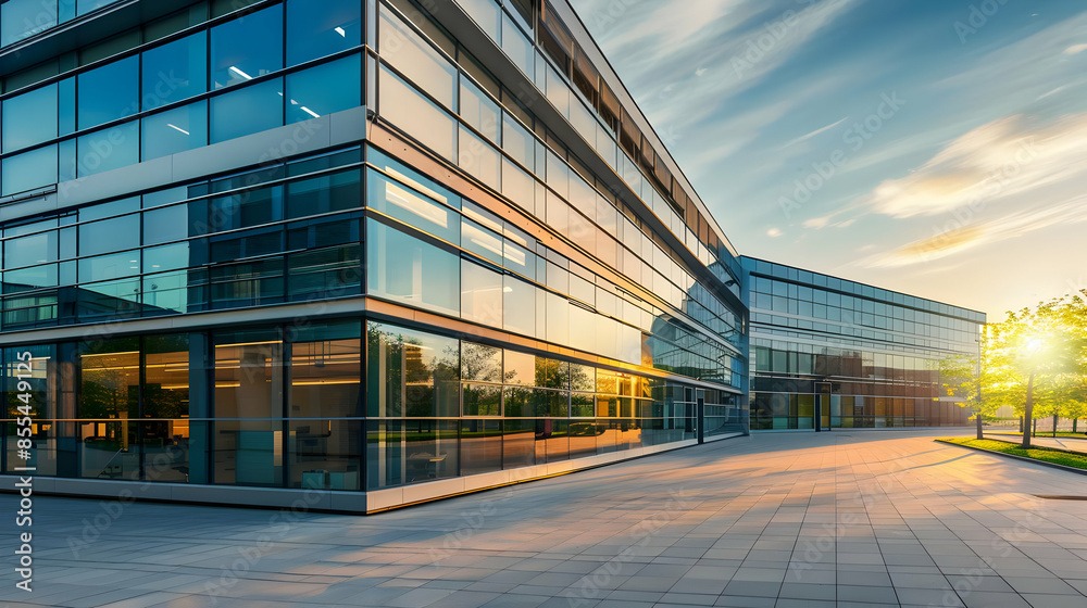 modern office building modern office building