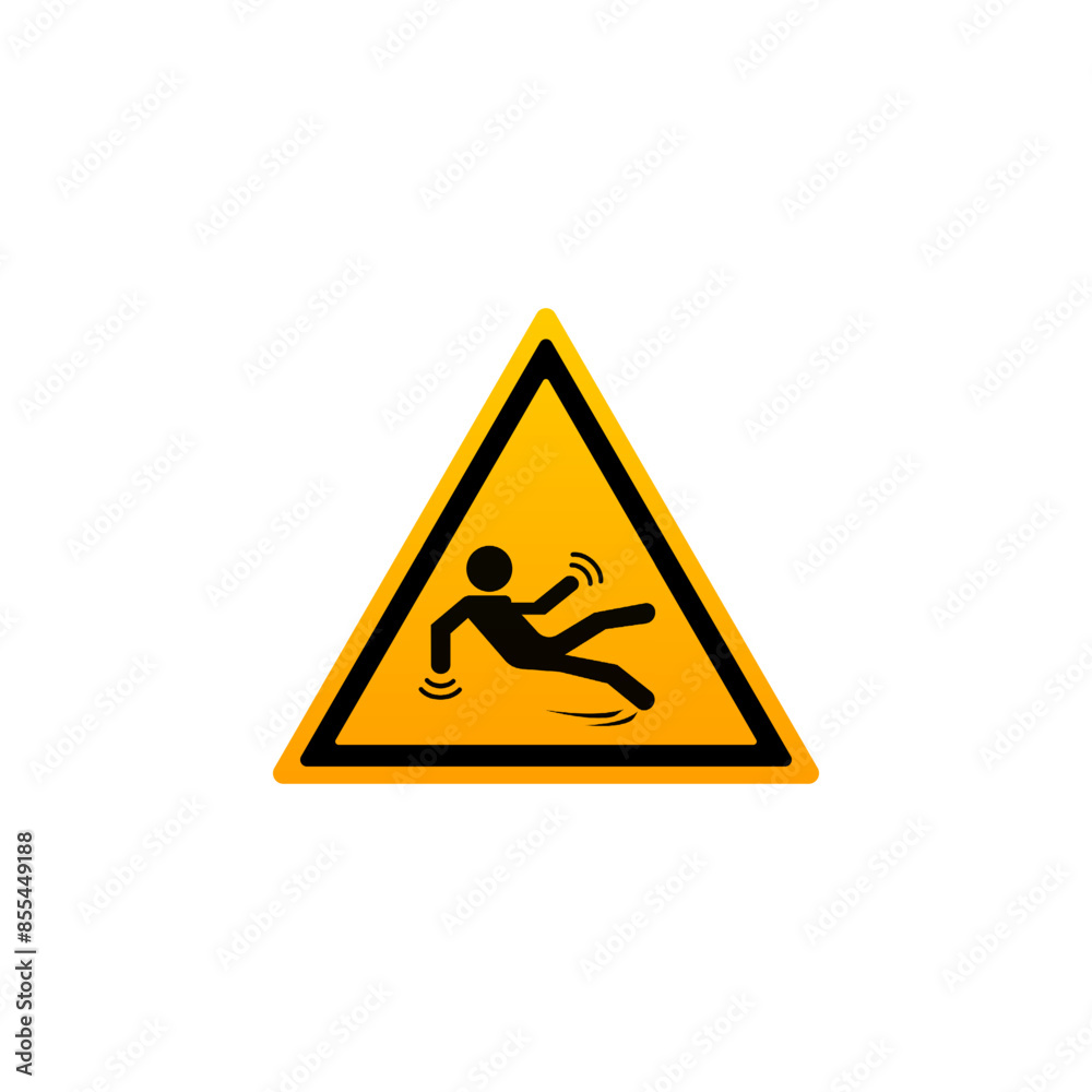 Wet floor sign or caution wet floor sign vector isolated. Best Wet ...