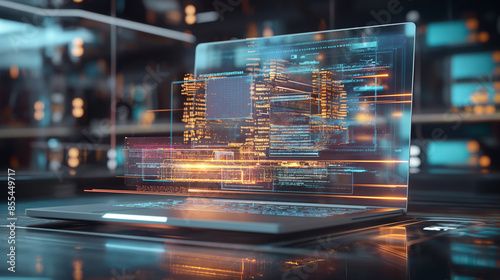 Fototapeta Naklejka Na Ścianę i Meble -  technical customer support modern digital system service on laptop, internet technology, global digital technology data network 