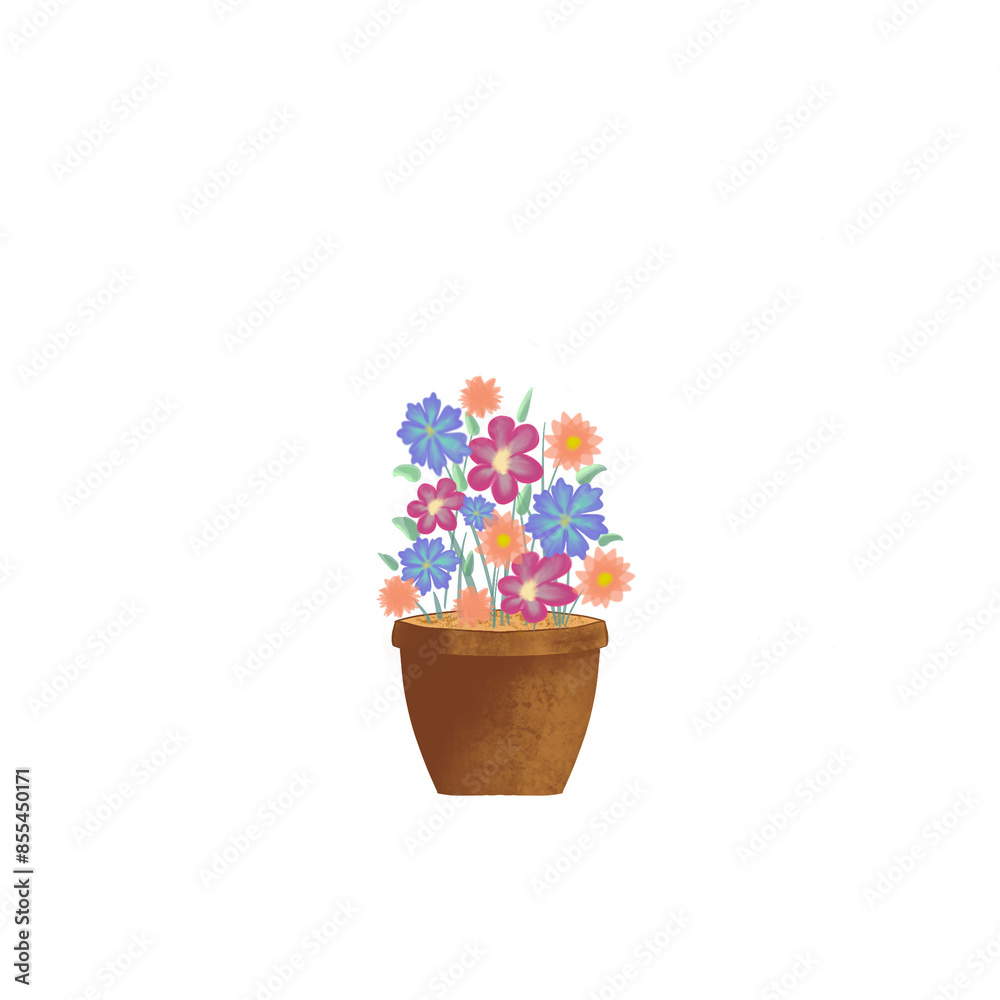 Naklejka premium Flower Vase 