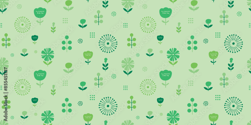 Botanical illustration background. Seamless pattern.Vector. 有機的なイラストパターン Botanical illustration background. Seamless pattern.Vector. 有機的なイラストパターン