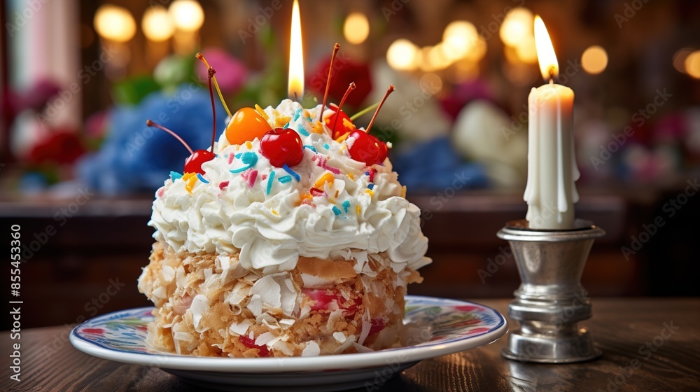 birthday cake with candles birthday cake with candles