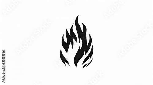 black and white flames fire © indra