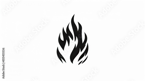 black and white flames fire