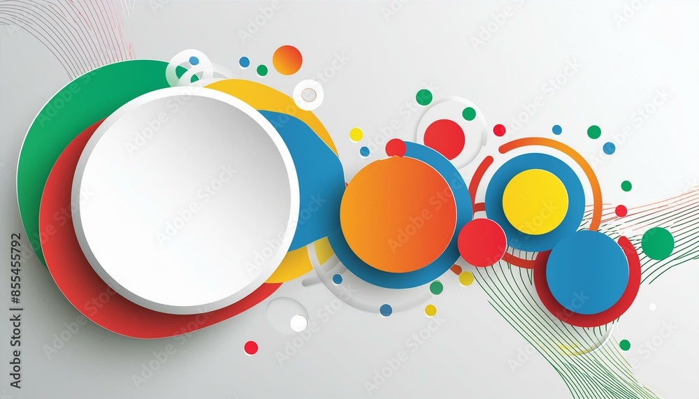 abstract background with circles abstract background with circles