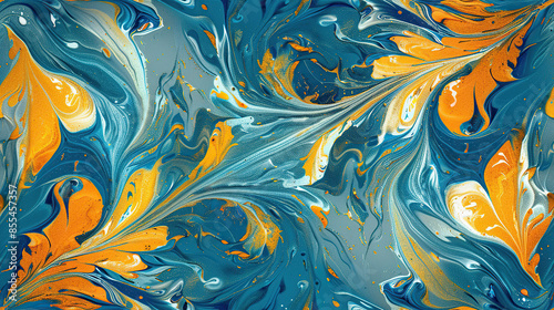 turkish ebru water marbling art paper