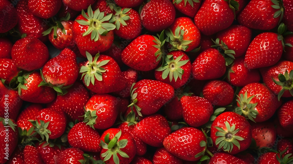 red strawberries background. red strawberries background.