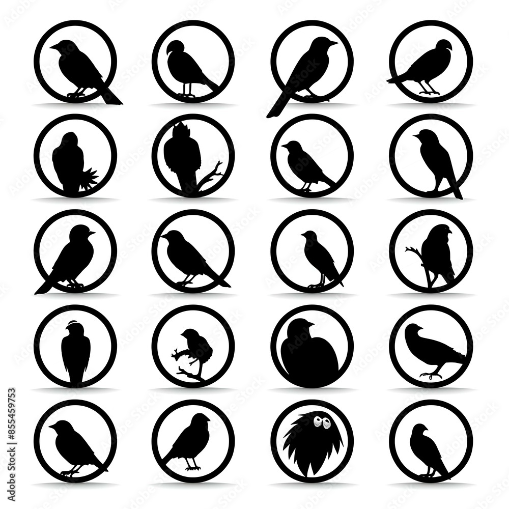set of icons made by midjourney