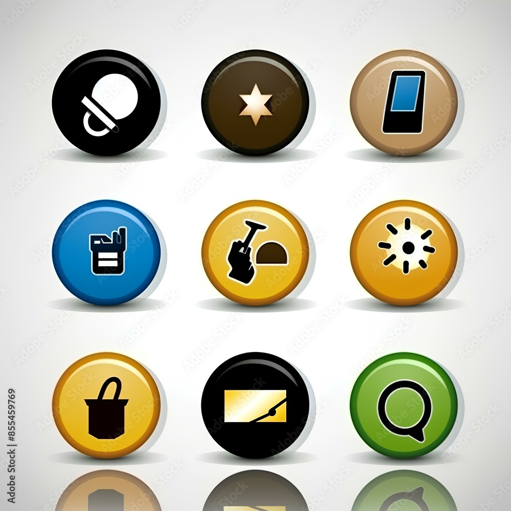 icon set made by midjourney icon set made by midjourney